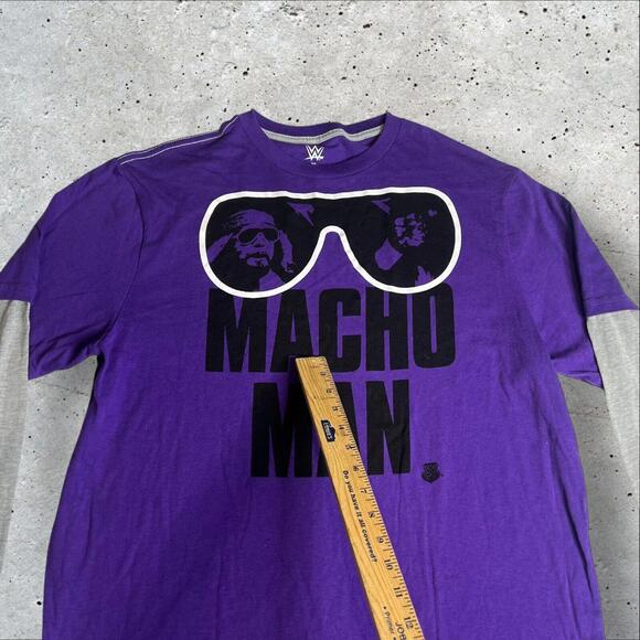 WWE Macho Man TShirt Long Sleeves Size XL - Picture 6 of 7